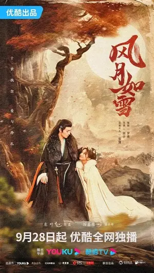 Снежная луна постер